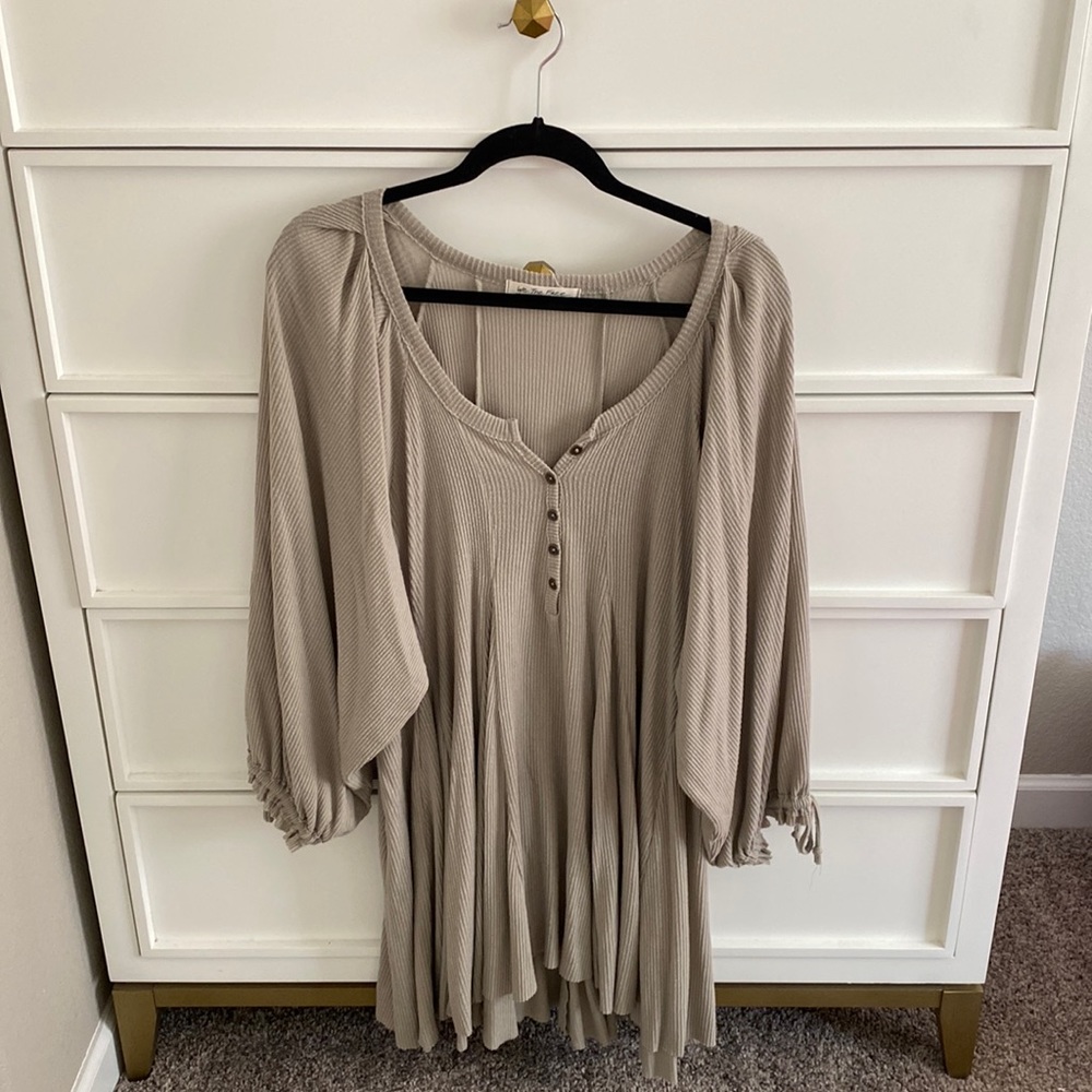 Free People dress, size Med, sage green.